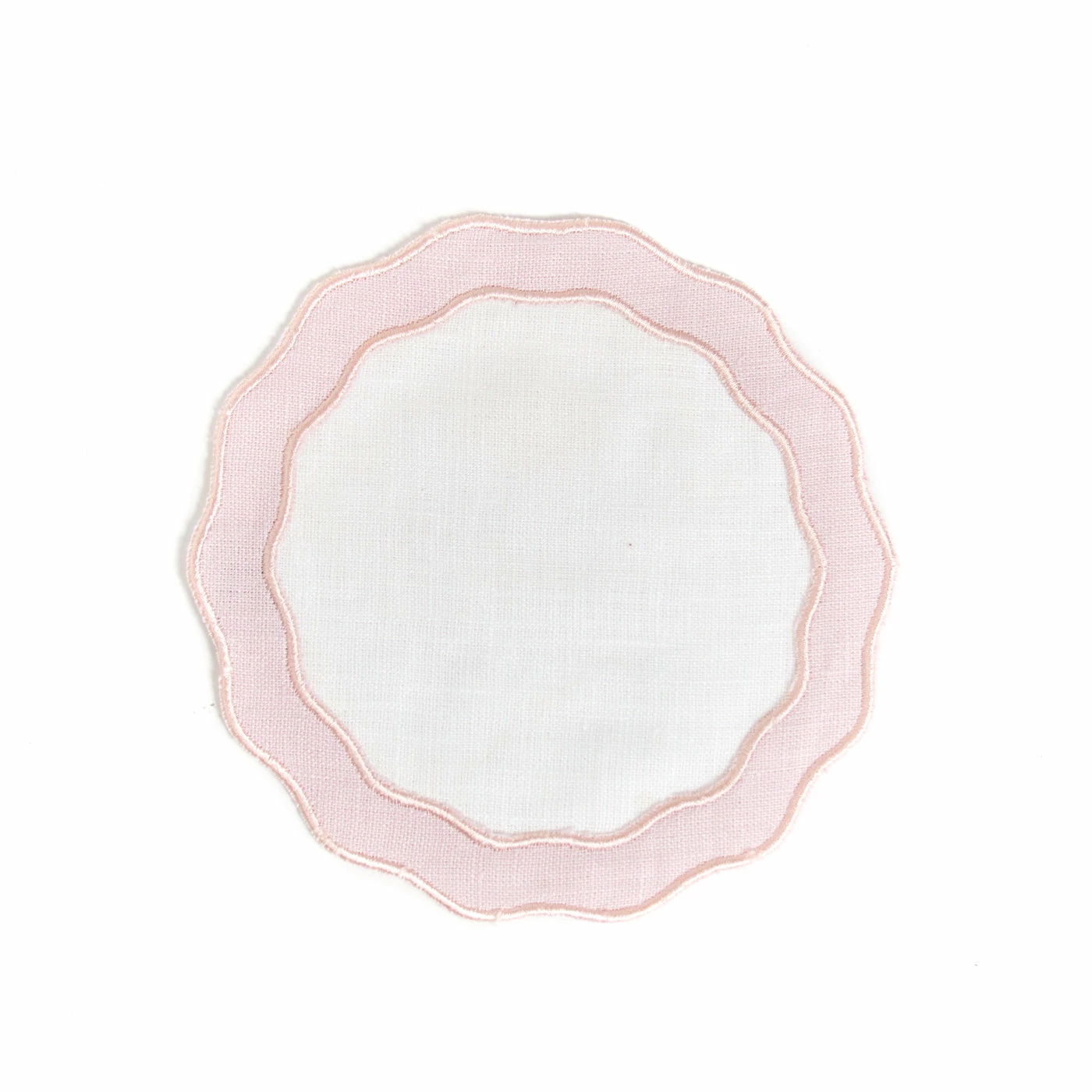 Hibiscus Linens Petal Round Aplique Cocktail Napkin Live 1 Hibiscus Linens Petal Round Aplique Cocktail Napkin Live