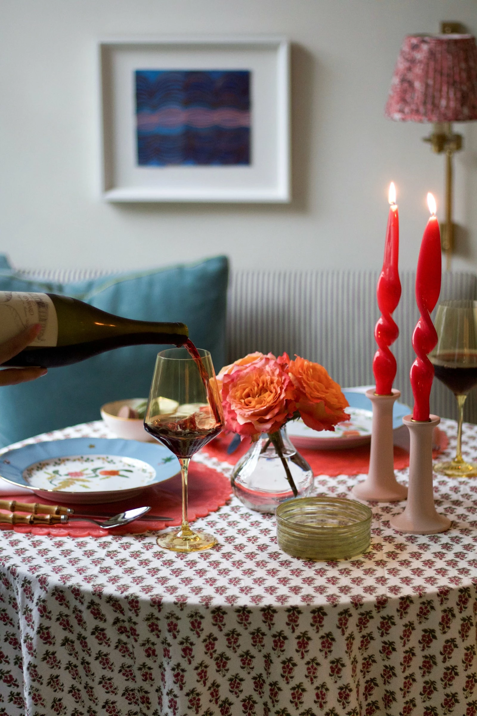 Estelle Colored Glass Live Wine Glass (Set Of 2), Yellow 5 Estelle Colored Glass Live Wine Glass (Set Of 2), Yellow