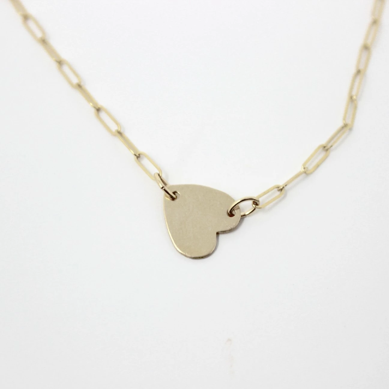 Madison McKinley Betsy Heart Necklace, Gold 3 Madison McKinley Betsy Heart Necklace, Gold