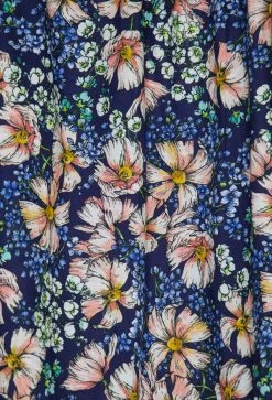 Beverly Drive Cotton Lawn Midi Day Gown, Coral Wear