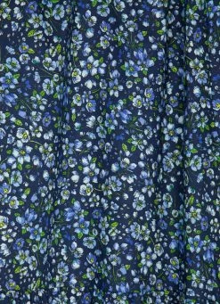 Beverly Drive Cotton Lawn Midi Day Gown, Bluebell