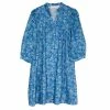 Beverly Drive Cotton Lawn Mini Day Gown, Azure