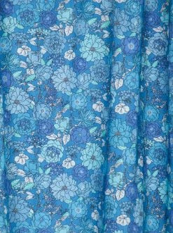 Beverly Drive Cotton Lawn Mini Day Gown, Azure