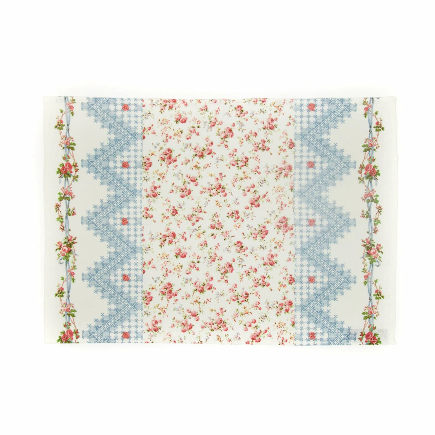 D'Ascoli Live Tidewater Placemat, Blue X Red 1 D'Ascoli Live Tidewater Placemat, Blue X Red