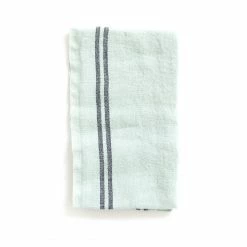 Charvet Editions Country Stripe Tea Towel, Blue Live