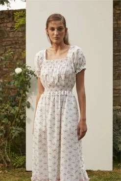 Loretta Caponi Wear Stefania Dress, Romantic Roses 7 Loretta Caponi Wear Stefania Dress, Romantic Roses