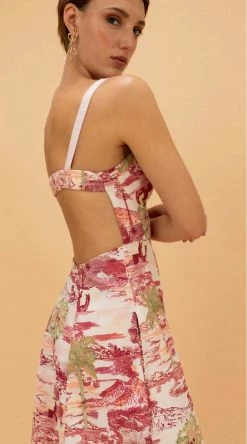 EMPORIO SIRENUSE Wear Azzurra Vesuvius Dress, Pink