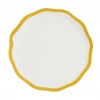 In The Round House Raffia Placemat, Yellow Live