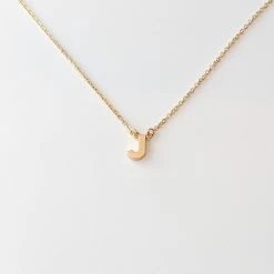 THATCH Initial Necklace Wear