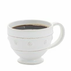 Juliska Berry And Thread Whitewash Breakfast Cup Dinnerware