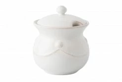 Juliska Berry & Thread Whitewash Lidded Sugar Pot