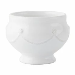 Juliska Berry & Thread Whitewash Footed Soup Bowl Live