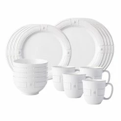 Juliska French Panel Whitewash 16 Pc Set