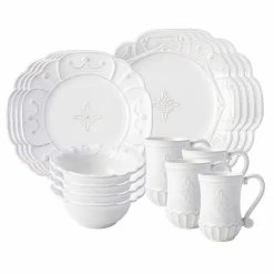 Juliska Jardins Du Monde Whitewash 16 Pc Set