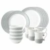 Juliska Dinnerware Le Panier Grey Mist 16 Pc Set