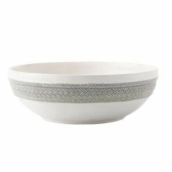 Juliska Le Panier Grey Mist 12" Serving Bowl Serving Pieces