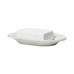 Juliska Le Panier Whitewash Soap/Sponge Dish