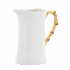 Juliska Bamboo Natural Large Pitcher Serving Pieces