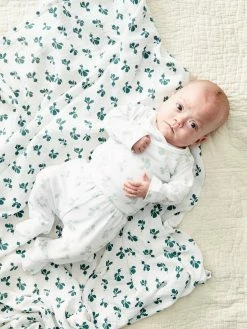 Lewis For Kids Newborn Kimono Set - Mini Radish | Agave