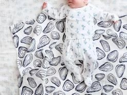 Lewis For Kids Newborn Kimono Set - Mini Radish | Bay Blue