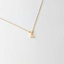 THATCH Initial Necklace Wear