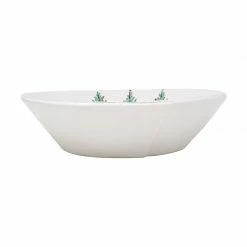 Vietri Lastra Holiday Large Shallow Serving Bowl