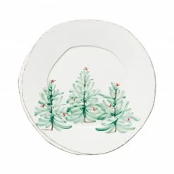 Vietri Fir Tree Salad Plate