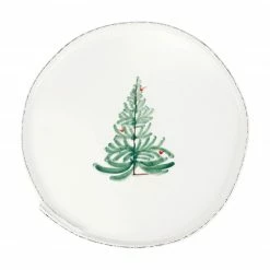 Vietri Lastra Holiday Cake Stand Serving Pieces