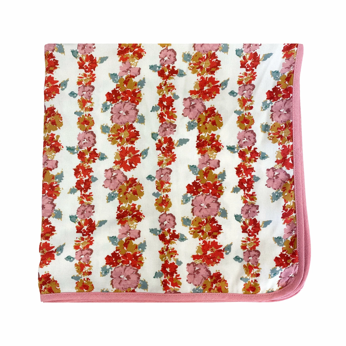 Loretta Caponi Garland On Cream Napkin 1 Loretta Caponi Garland On Cream Napkin