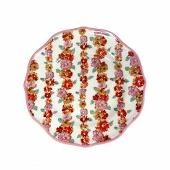 Loretta Caponi Live Dessert Plate, Garland On Cream