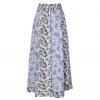 Loretta Caponi Wear Serena Skirt, Pinstriped Hydrangeas X Bouquets