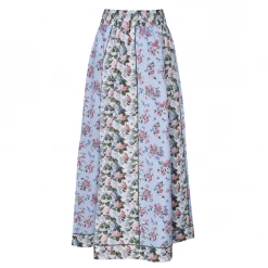 Loretta Caponi Wear Serena Skirt, Pinstriped Hydrangeas X Bouquets