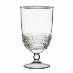 Juliska Le Panier Clear Acrylic Goblet