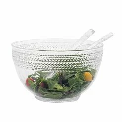 Juliska Le Panier Clear Acrylic Serving Bowl