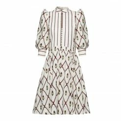 Lug Von Siga Maria Tulip Dress, Off White Wear