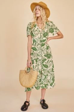 Hunter Bell Larson Dress, Green Gardens