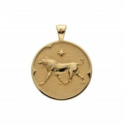 Jane Win LEO JW Zodiac Pendant Coin (Jul 23 - Aug 22)