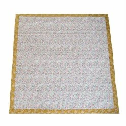 Coco & Wolf Home Décor & Accessories Picnic Blanket Made With Liberty Fabric BETSY GREY & CAPEL MUSTARD