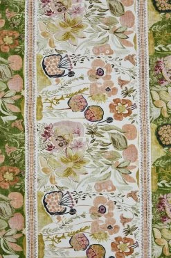 D'Ascoli Live Lotus Tablecloth, Terracotta