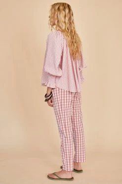 Hunter Bell Lucia Blouse, Rosette Check Wear