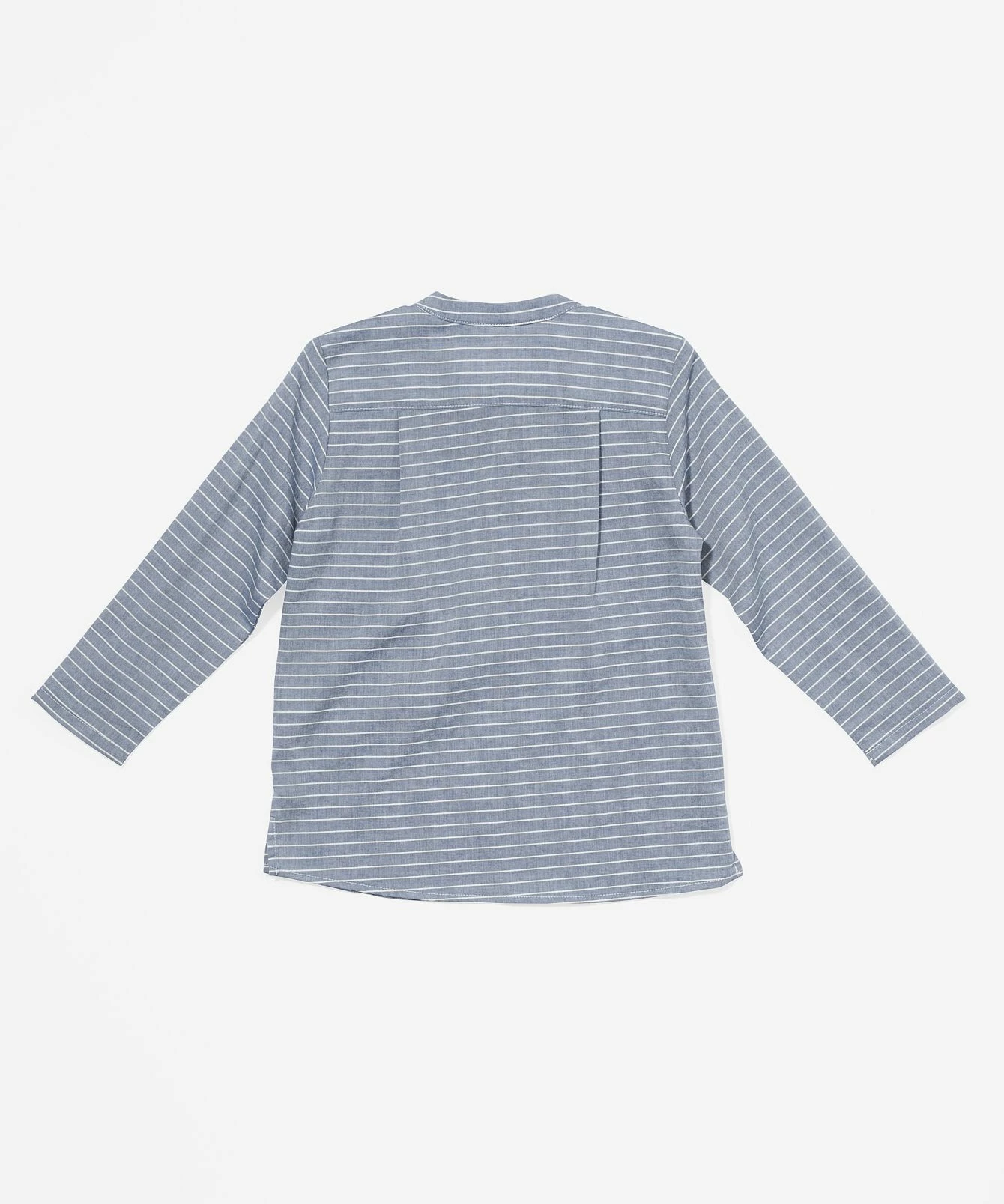 Oso & Me Lupo Shirt, Chambray Stripe For Kids 6 Oso & Me Lupo Shirt, Chambray Stripe For Kids