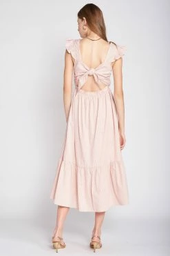 En Saison Ida Midi Dress, Pink Wear