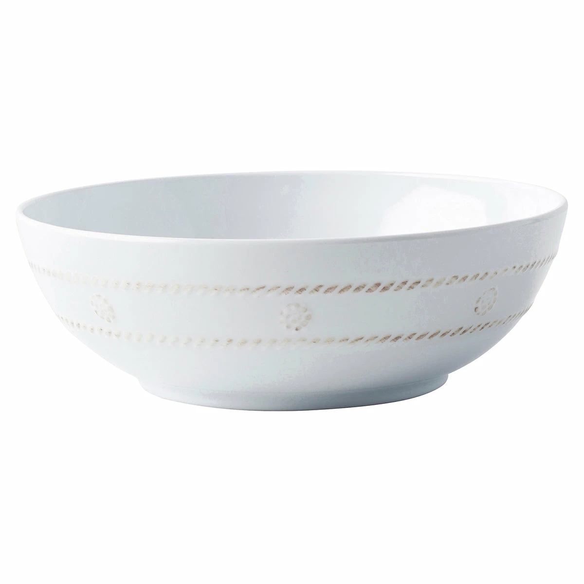 Juliska Berry & Thread Whitewash Melamine Coupe Bowl Live 1 Juliska Berry & Thread Whitewash Melamine Coupe Bowl Live