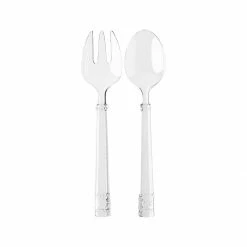 Juliska Isabella Arcylic Salad Servers Live