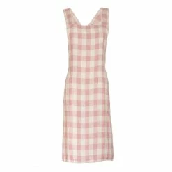 Maison De Vacances Gingham Adult Apron, Bois De Rose Live