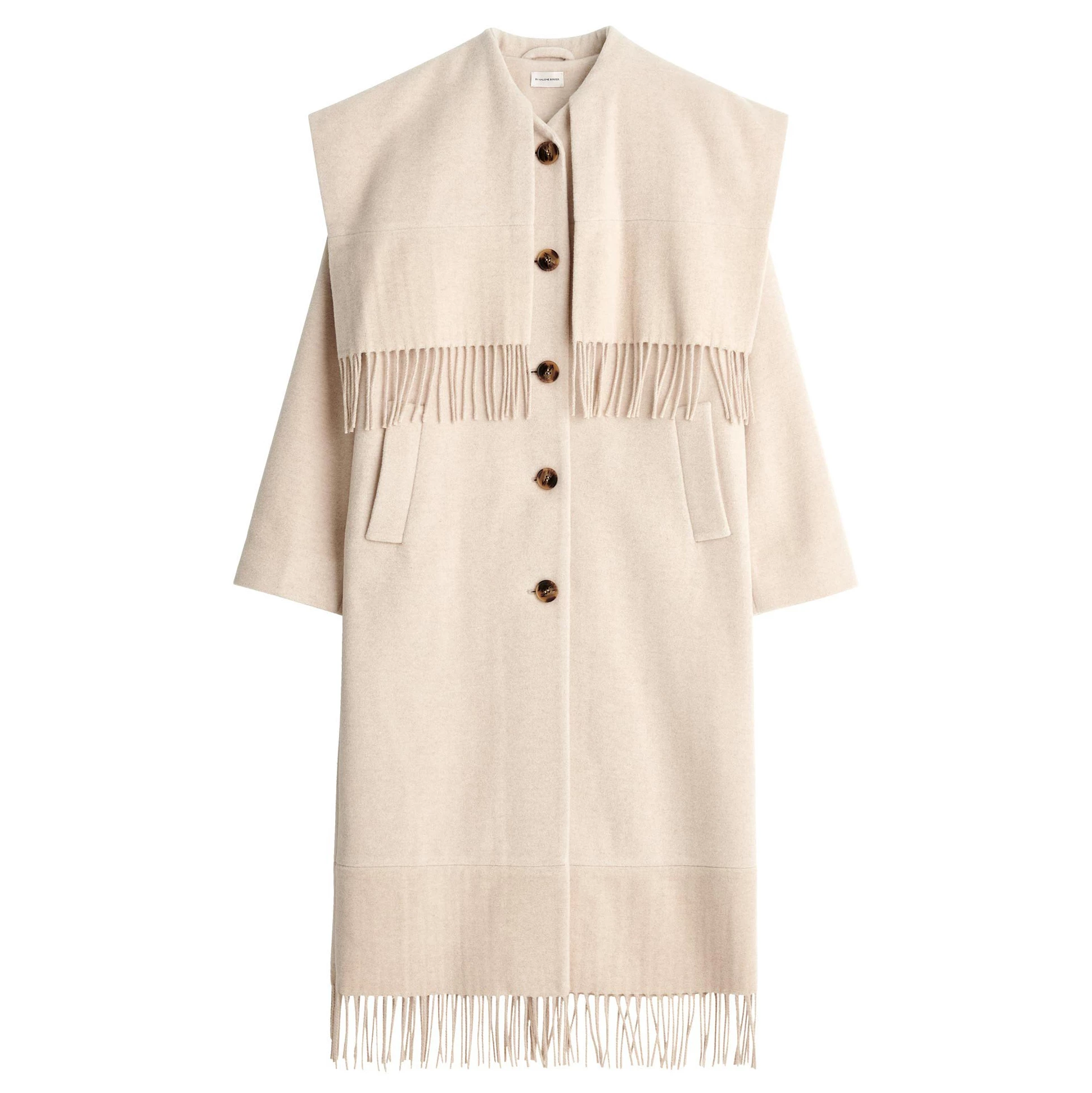By Malene Birger Maisha Wool Coat, Cream Wear 1 By Malene Birger Maisha Wool Coat, Cream Wear