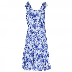 MILLE Wear Daphne Dress, Blue Bouquet