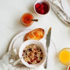 Vietri Melamine Lastra White Salad Plate Live