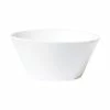 Vietri Live Melamine Lastra White Large Stacking Serving Bowl