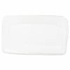 Vietri Melamine Lastra White Rectangular Platter